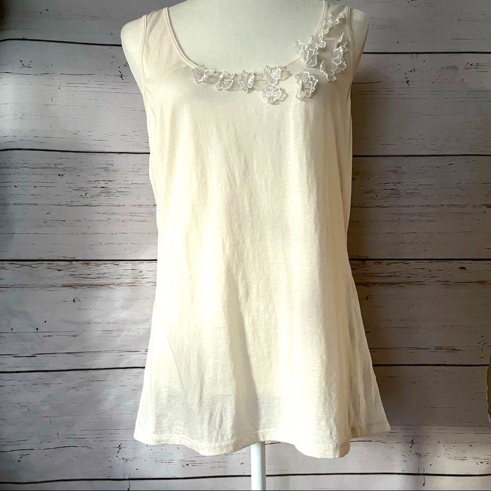 J Crew flower tank